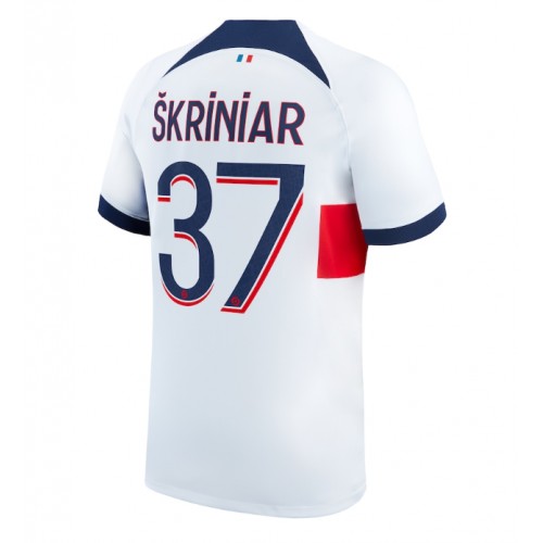 Paris Saint-Germain Milan Skriniar #37 Gostujuci Dres 2023-24 Kratak Rukav